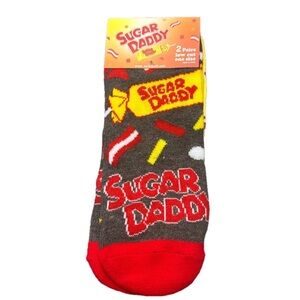 Sugar Daddy Crazy Food Themed Socks Men & Women Cozy Funny Gift for Snack Lovers